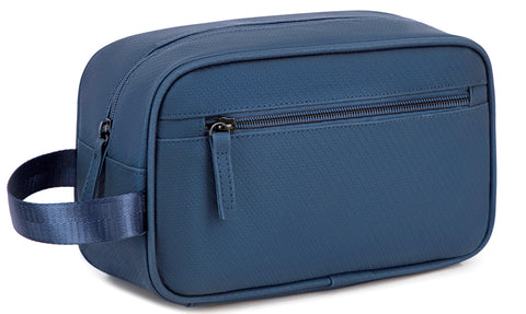 Travel Toiletry Bag for Men, PU Leather Toiletries Dopp Fit, Water Resistant Shaving Bags,Small Bathroom Hygiene Organizer Pouch, Gift For Mens Women Traveling Accessories