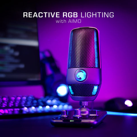 Roccat Torch - Studio-Grade USB Microphone, Black
