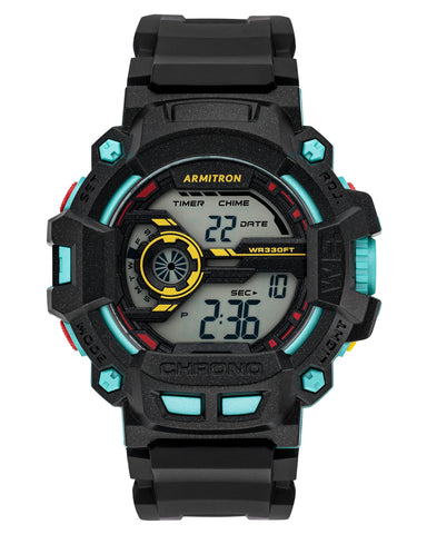Armitron Sport Men's Digital Chronograph Resin Strap Watch, 40/8353