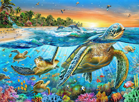 Puzzles for Kids Ages 4-6 8-10 Year Old - Underwater World,100 Piece Puzzle for Toddler Children Learning Educational Puzzles Toys for Boys and Girls.
