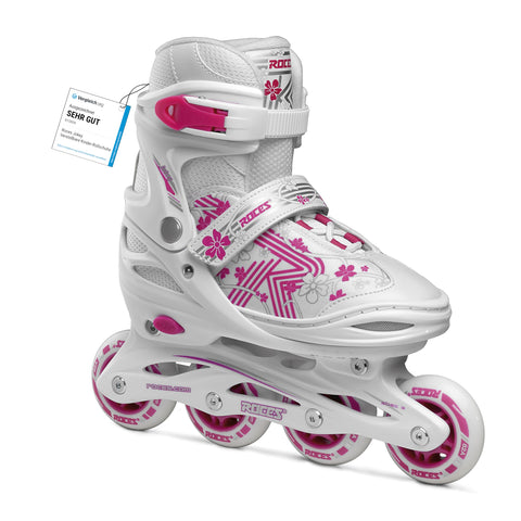 Roces Jokey 3.0 Rollerskate White-Pink 30