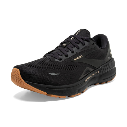 Brooks WomenÃ¢â‚¬â„¢s Adrenaline GTS 23 Supportive Running Shoe - Black/Cream/Biscuit - 5 Medium