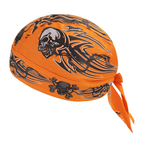 Outdoor Sport Headwear Sweat Wicking Beanies Hat Cycling Hat Breathable Mesh Headband Bandana Quick Dry Adjustable Sport Skullies Hat Pirate Hat for Cycling Running Riding Climbing