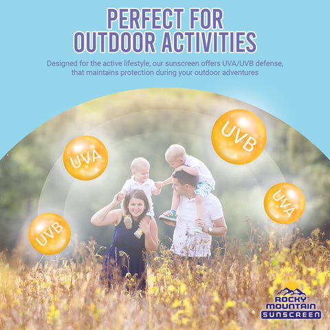 Rocky Mountain Sunscreen SPF 50 16 oz | Broad Spectrum UVA/UVB Protection | Hawaii 104 Reef Act Compliant (Oxybenzone & Octinoxate Free) | Water Resistant 80 Min. | Fragrance Free With Pump (16 Fl Oz)