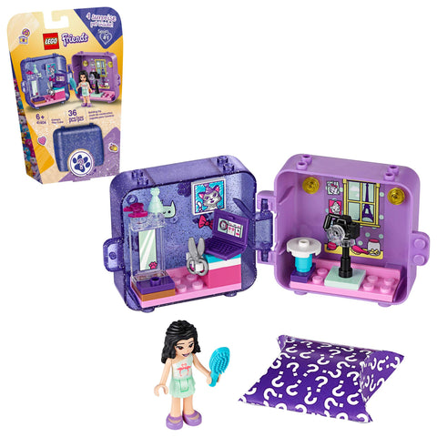 LEGO Friends EmmaÃƒÆ’Ã‚Â¢ÃƒÂ¢Ã¢â‚¬Å¡Ã‚Â¬ÃƒÂ¢Ã¢â‚¬Å¾Ã‚Â¢s Play Cube 41404 Building Kit, includes Collectible Mini-Doll for Imaginative Play, New 2020 (36 Pieces)