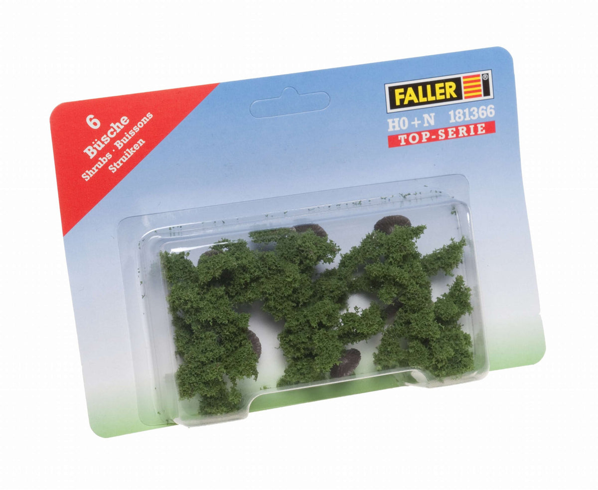 Faller 181366 Top Series Shrubs 6/Scenery and Accessories