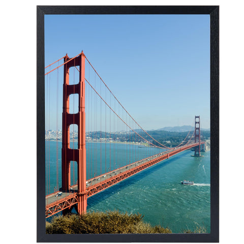 HEYTUYA 12x17 inch Picture Frame Black for Wall Hanging, 12 x 17 Frame Wall Gallery Photo Frame with Durable Shatter Resistant Plexiglas,Black