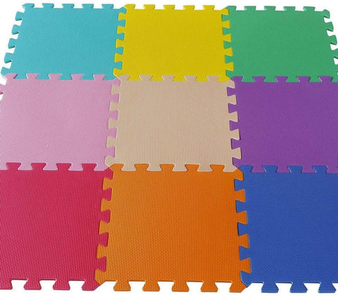 27 Piece Interlocking EVA Foam Activity Play Kids Baby Soft Mat Tiles Set