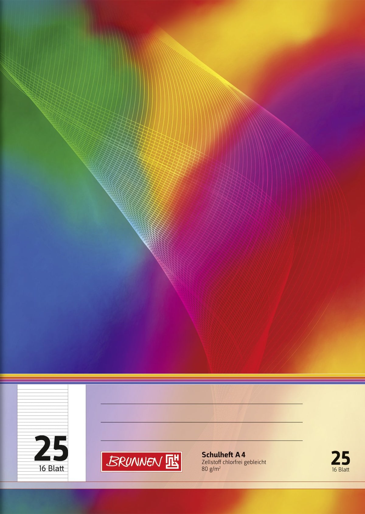 Brunnen Kompagnon School Notebook A410ER LIN25 16BLFSC