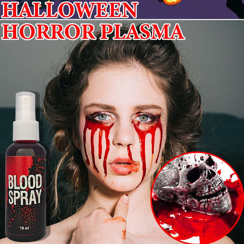 Fusang 2 PCS Fake Blood Spray,Halloween Fake Blood Washable Realistic Special Effects Zombie Vampire Costume Makeup & Dress Up,SFX Makeup Fake Liquid Blood Splatter for Clothes
