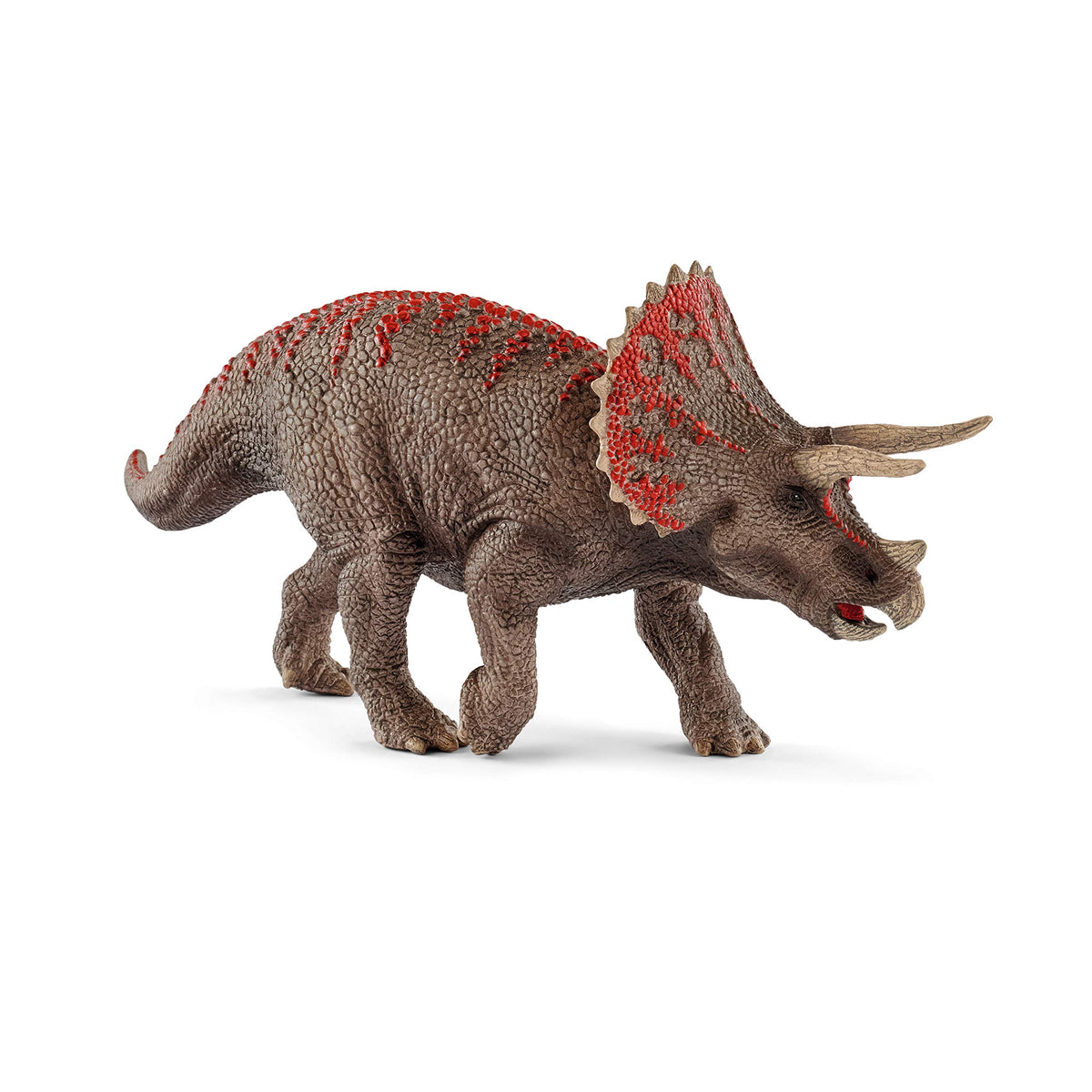 schleich 15000 Dinosaurs Realistic Triceratops Dinosaur Figure - Authentic and Highly Detailed Prehistoric Jurassic Dino Toy, Highly Durable for Education and Fun - Dinosaur Toys, Gifts for Ages 4+