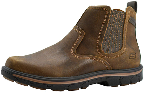 Skechers Men's Relaxed Fit Segment-Dorton Brown Boot 11 M US