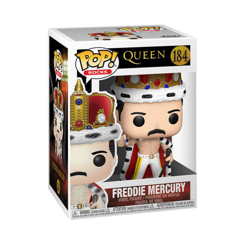 POP Rocks: Freddie Mercury King Multicolor, 3.75 inches