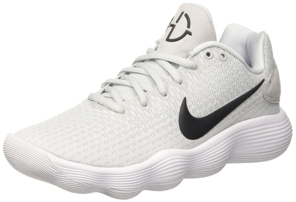 Nike Mens Hyperdunk 2017 Low White/Black/Pure Platinum/Wolf Grey 8.5 D - Medium