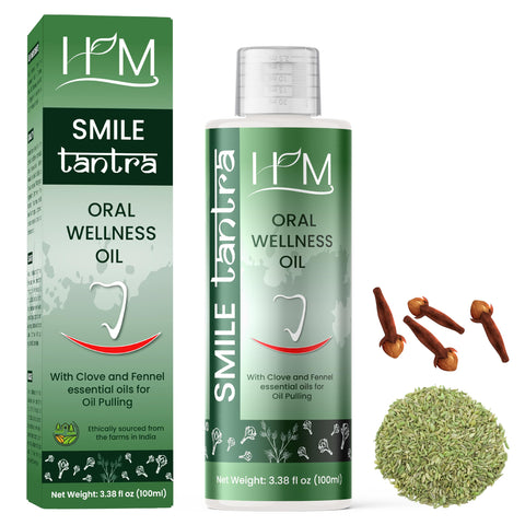 Oil Pulling with Clove & Fennel Essential Oils for Oral Health, Healthy Teeth and Gums, Alcohol Free Mouthwash, Teeth Whitening, Helps with Bad Breath and Freshens Mouth