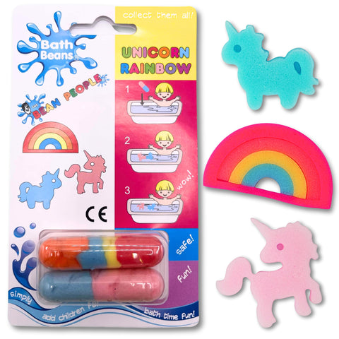 The Bean People - Childrens Unicorn Rainbow Bath BeansÃƒÆ’Ã†â€™Ãƒâ€ Ã¢â‚¬â„¢ÃƒÆ’Ã‚Â¢ÃƒÂ¢Ã¢â‚¬Å¡Ã‚Â¬Ãƒâ€¦Ã‚Â¡ÃƒÆ’Ã†â€™ÃƒÂ¢Ã¢â€šÂ¬Ã…Â¡ÃƒÆ’Ã¢â‚¬Å¡Ãƒâ€šÃ‚Â®