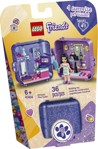 LEGO Friends EmmaÃƒÆ’Ã‚Â¢ÃƒÂ¢Ã¢â‚¬Å¡Ã‚Â¬ÃƒÂ¢Ã¢â‚¬Å¾Ã‚Â¢s Play Cube 41404 Building Kit, includes Collectible Mini-Doll for Imaginative Play, New 2020 (36 Pieces)