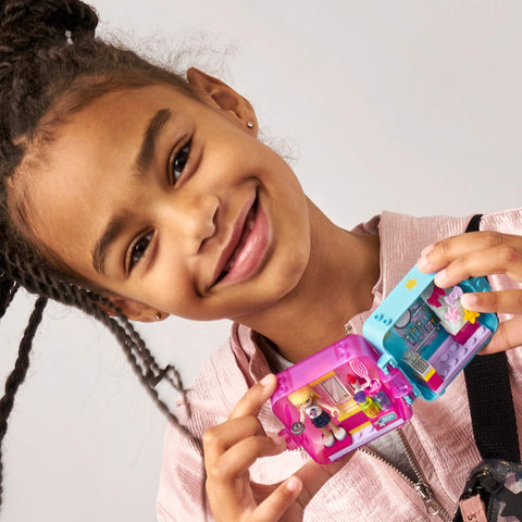 LEGO Friends StephanieÃƒÂ¢Ã¢â€šÂ¬Ã¢â€žÂ¢s Shopping Play Cube 41406 Building Kit, Mini-Doll Set That Promotes Creative Play, New 2020 (44 Pieces)