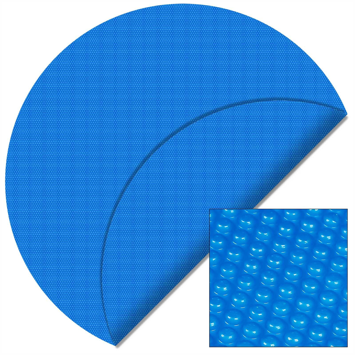WilTec Pool solar foil round Ã˜ 5m blue Pool cover solar pool pool heating