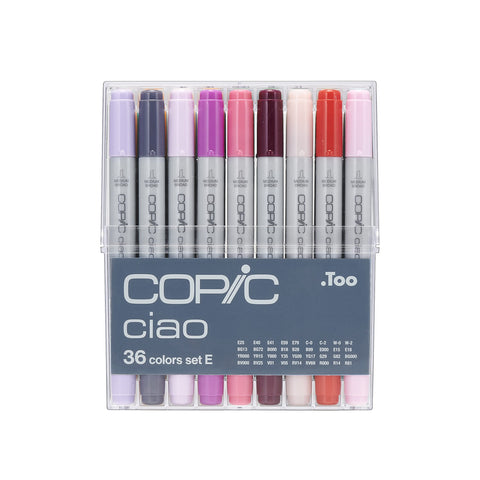 COPIC ciao Set of 36pc E colors