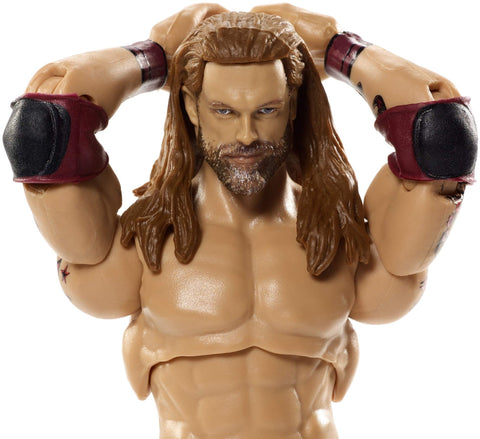WWE Ultimate Edition Edge Action Figure, 6-in / 15.24 cm, with Extra Head, Swappable Hands, Interchangeable Arms & Royal Rumble Return Jacket for Ages 8 Years Old & Up
