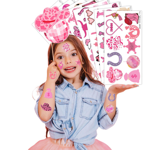 Generic Rodeo Temporary Tattoos Birthday Party Supplies Decorations 96PCS Tattoos Stickers Super Cute Party Favors Boys Girls Gifts Ideas Classroom School Prizes Themed