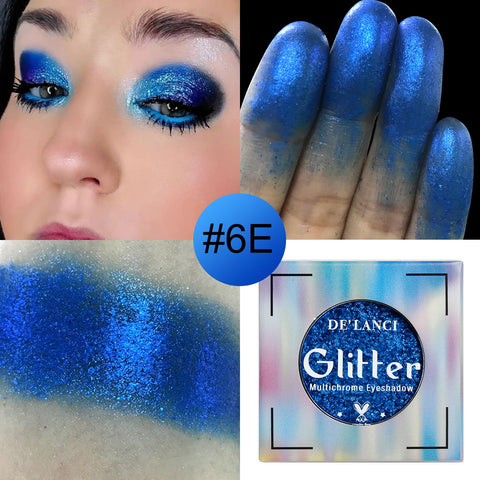 OYGCee Shimmer Blue Purple Eyeshadow Makeup Palette for Eyes, Metallic Glitter Blue Eyes Shadows,Longwear Gorgeous Color, Bright & Vibrant Eye Shadow High Pigment, No Creasing,Talc Free