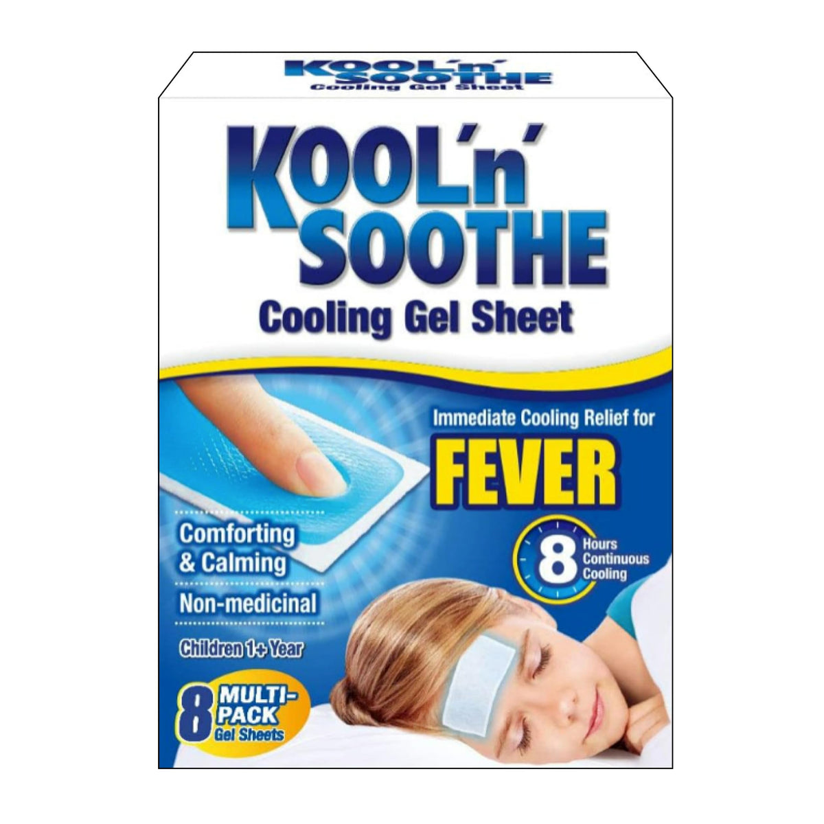 Kool 'N' Soothe Cooling Strip Sachets Kids Multipack 8