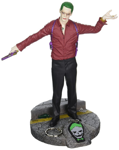 DC Suicide Squad Joker Finders Keypers Statue | Official Suicide Squad Key Holder Figure | 10 Inches Tall