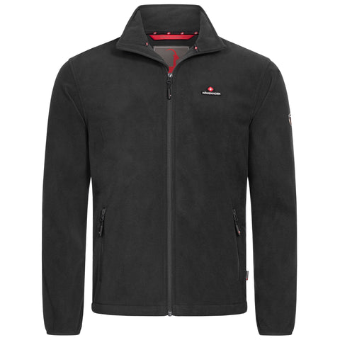 HÃƒÆ’Ã†â€™Ãƒâ€ Ã¢â‚¬â„¢ÃƒÆ’Ã¢â‚¬Â ÃƒÂ¢Ã¢â€šÂ¬Ã¢â€žÂ¢ÃƒÆ’Ã†â€™ÃƒÂ¢Ã¢â€šÂ¬Ã…Â¡ÃƒÆ’Ã¢â‚¬Å¡Ãƒâ€šÃ‚Â¶henhorn Eigler Mens Fleece Jacket Full Zip Outdoor Hiking Trekking, Midnight black, S
