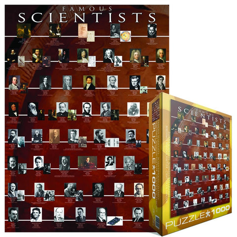 EuroGraphics Famous Scientists 1000 Piece Puzzle