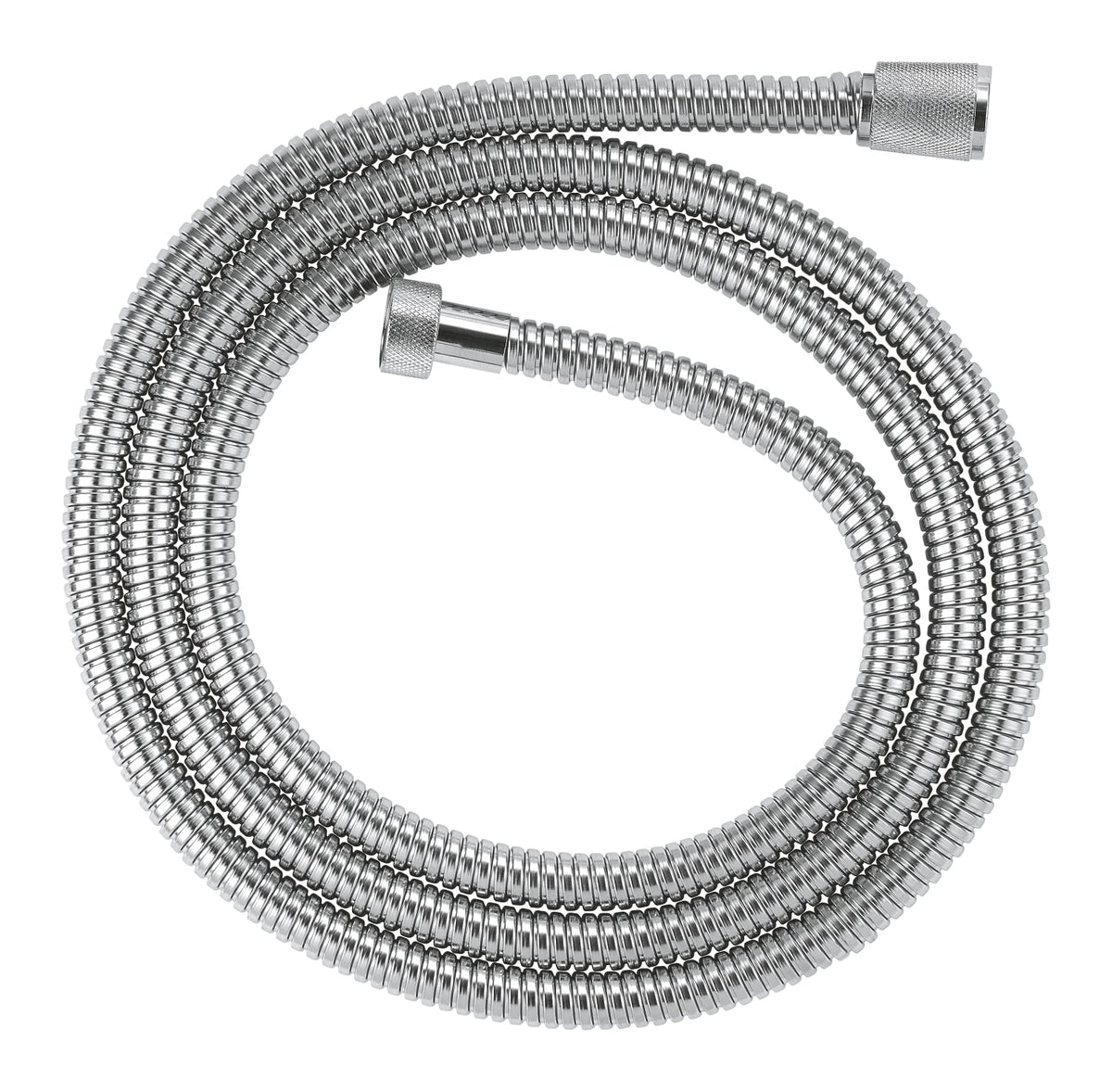 GROHE VitalioFlex Metal - Shower Hose 2 m, (Tensile Strength 50 kg, Pressure Resistance Up to 5 Bar, Heat Resistance 70Ã‚Â°C, Universal Connection G 1/2" x 1/2"), Chrome, 22107000