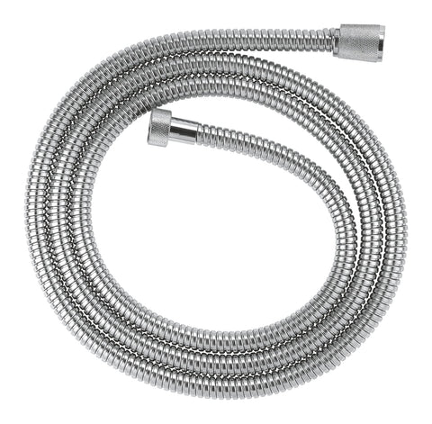 GROHE VitalioFlex Metal - Shower Hose 2 m, (Tensile Strength 50 kg, Pressure Resistance Up to 5 Bar, Heat Resistance 70Ã‚Â°C, Universal Connection G 1/2" x 1/2"), Chrome, 22107000