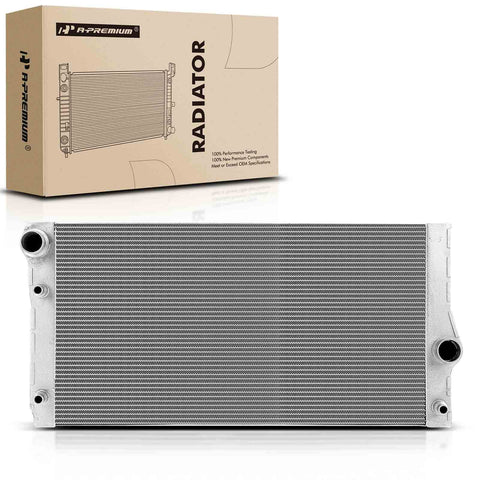 A-Premium Engine Coolant Radiator Assembly Compatible with BMW 535i 2011-2016, 535i GT 2010-2017, 740i 740Li 2011-2012, ActiveHybrid 5 2012-2016, Automatic Transmission, Replace# BM3010163