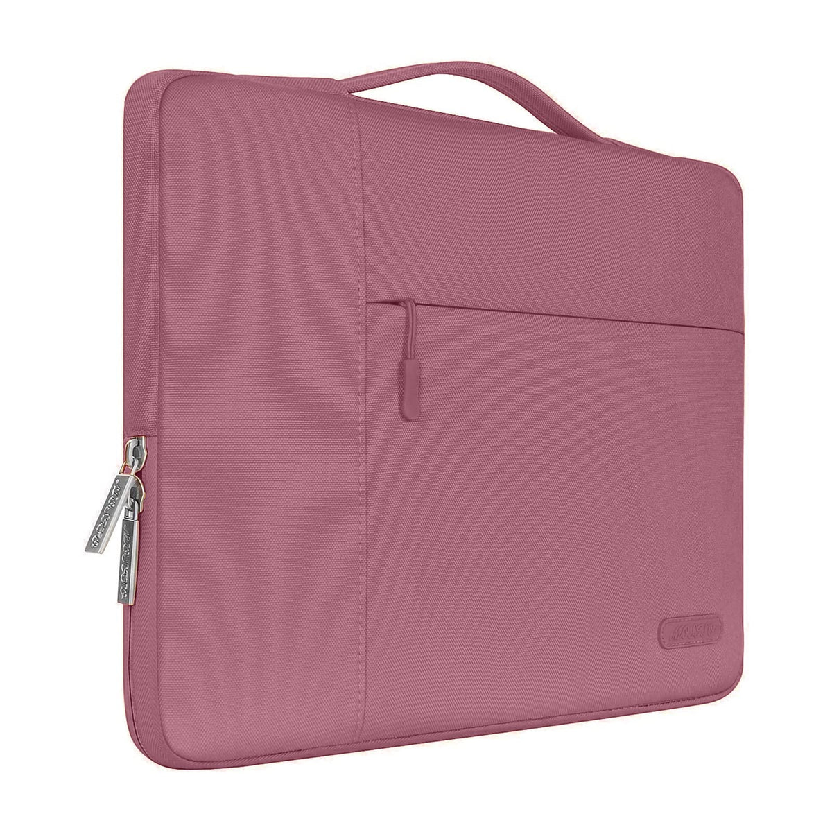 MOSISO Laptop Case 16 inch, 15-15.6 inch Laptop Sleeve with Handle Compatible with MacBook Pro 16 inch, HP, Acer, Dell, Lenovo, ASUS Notebook, Polyester Multifunctional Computer Bag, Dusty Rose