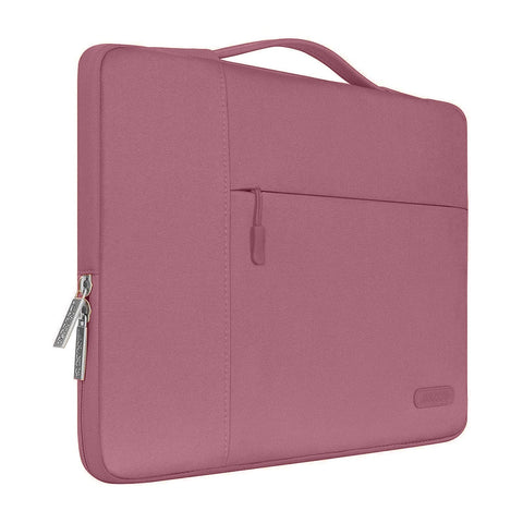 MOSISO Laptop Case 16 inch, 15-15.6 inch Laptop Sleeve with Handle Compatible with MacBook Pro 16 inch, HP, Acer, Dell, Lenovo, ASUS Notebook, Polyester Multifunctional Computer Bag, Dusty Rose