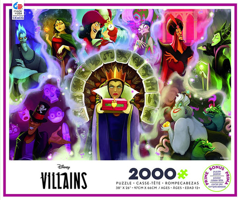 Ceaco - Disney - Villains 2-2000 Piece Jigsaw Puzzle