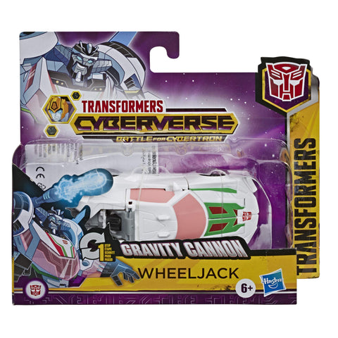 Transformers Bumblebee Cyberverse Adventures Action Attackers: 1-Step Wheeljack Action Figure, Gravity Cannon Action Attack Move, 4.25-inch