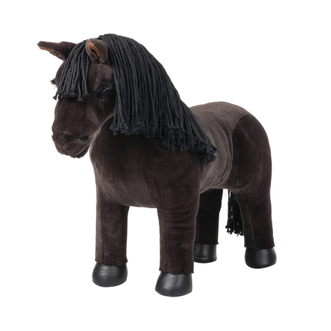 LeMieux Toy Pony Freya for Kids - Brown - Soft Coat - Flexible - Pretend Play - Stuffed Animal Horse - Gift for Kids - Suitable for Ages 3 Years +