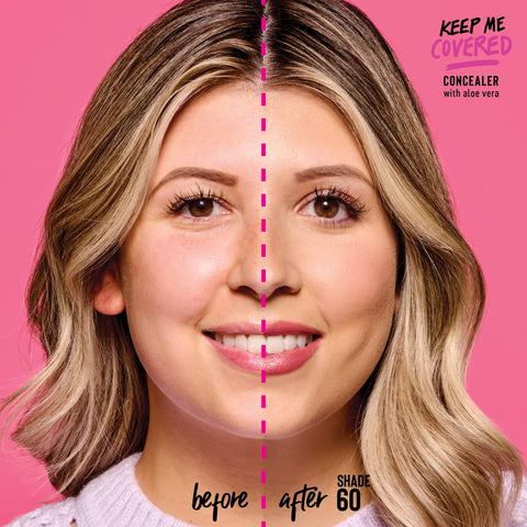 essence | Keep Me Covered Concealer (60 | Light Medium)| Lightweight, Non-Comedogenic, Buildable Coverage | Vegan, Cruelty Free & Paraben Free