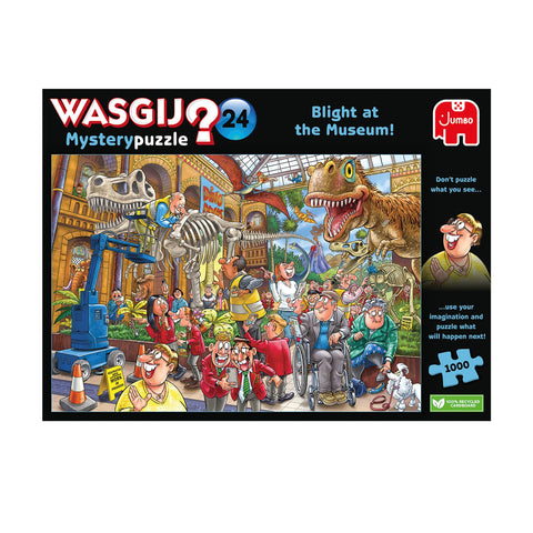 Jumbo, Wasgij, Mystery 24 - Blight at the Museum, Jigsaw Puzzles for Adults, 1000 piece