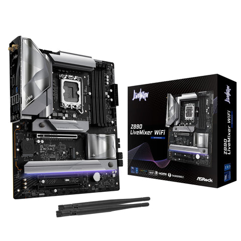 ASRock Z890 LiveMixer WiFi ATX Motherboard for Intel LGA1851 CPUs
