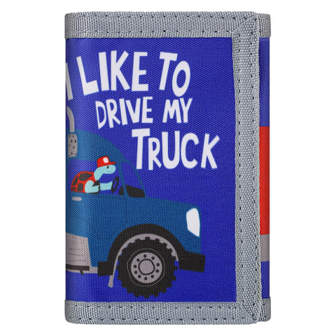 JONYEE Kids Wallet for Boys and Girls, Novelty Wallet for Boys and Girls Ages 5-7, Camo Teen Wallet for Kids Birthday Gifts - Cartoon B1
