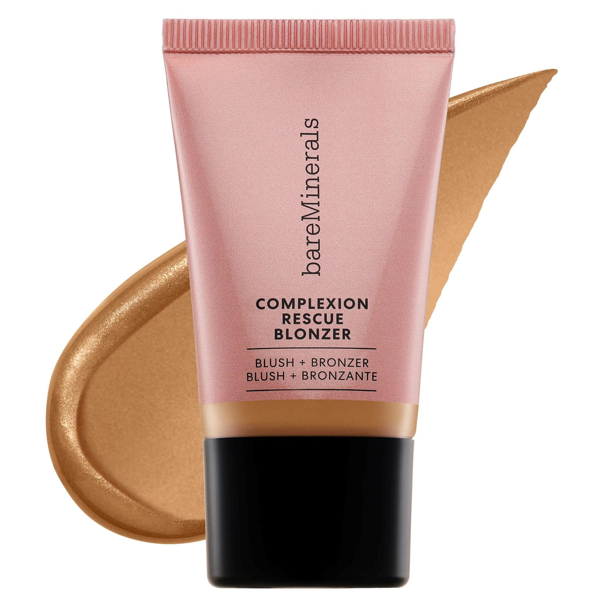 bareMinerals Complexion Rescue Liquid Blonzer, Blush + Bronzer Hybrid, Bronzer Blush for a Sun-Kissed Glow, Buildable Face Bronzer + Blush for Cheeks, Gel-Cream, Vegan (Kiss of Spice)
