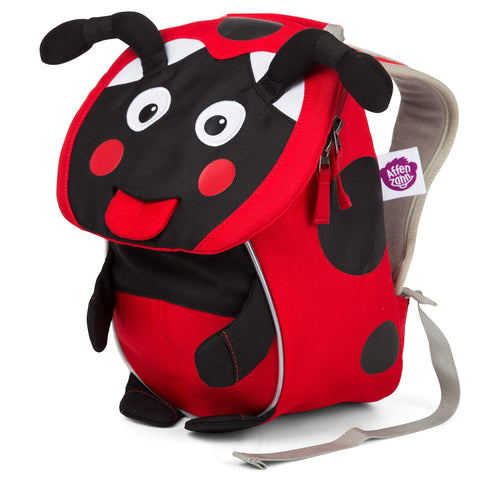 Affenzahn Small Friend Lilly Ladybird Red Children's Backpack, 25 cm, 4 liters