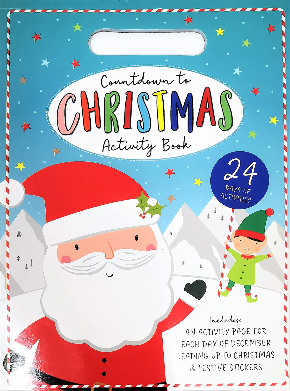 Advent Book, Countdown to Christmas Activity Book - Advent Calendar - Activity Each Day