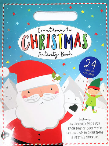 Advent Book, Countdown to Christmas Activity Book - Advent Calendar - Activity Each Day