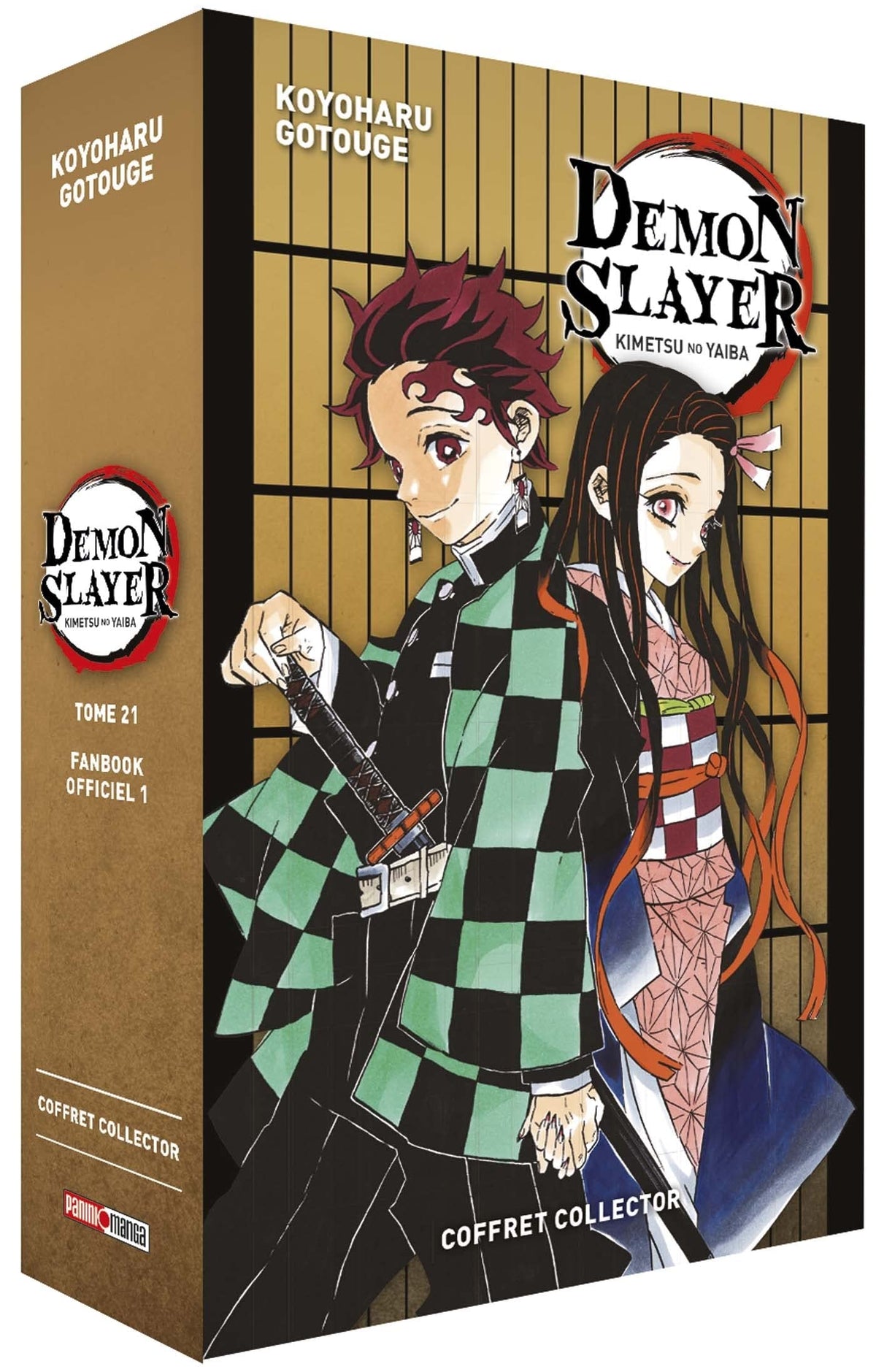 Coffret Demon Slayer T21 + Fanbook NÂ°01