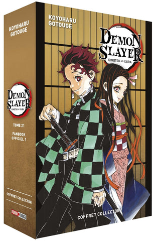 Coffret Demon Slayer T21 + Fanbook NÂ°01