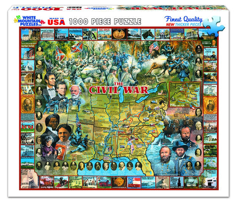 White Mountain Puzzles Civil War - 1000 Piece Jigsaw Puzzle
